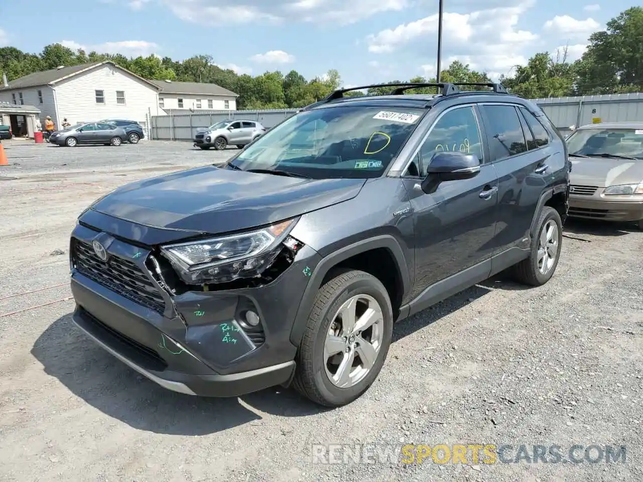 2 Photograph of a damaged car 4T3D6RFV3MU006254 TOYOTA RAV4 2021