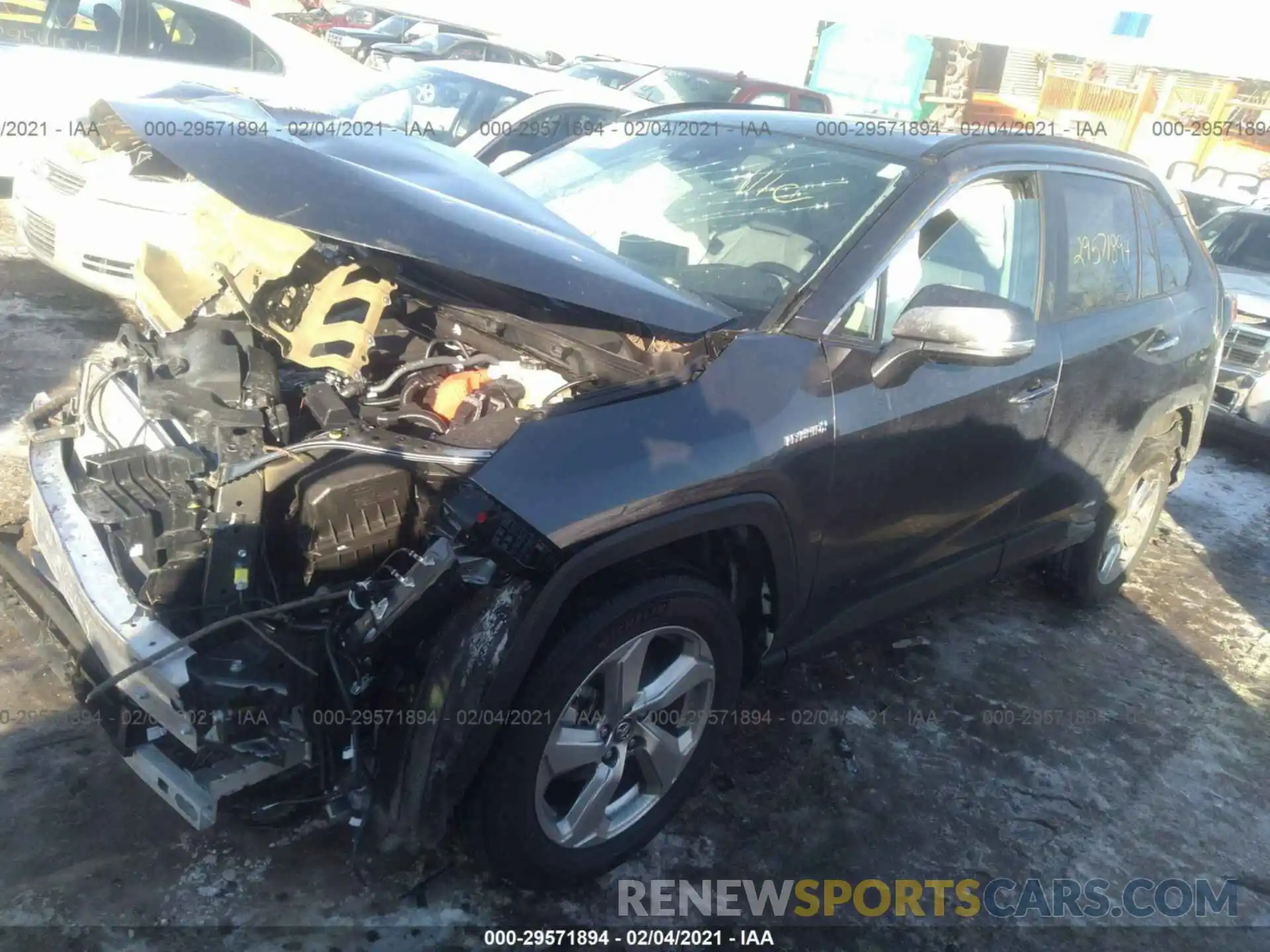 2 Photograph of a damaged car 4T3D6RFV3MU009705 TOYOTA RAV4 2021