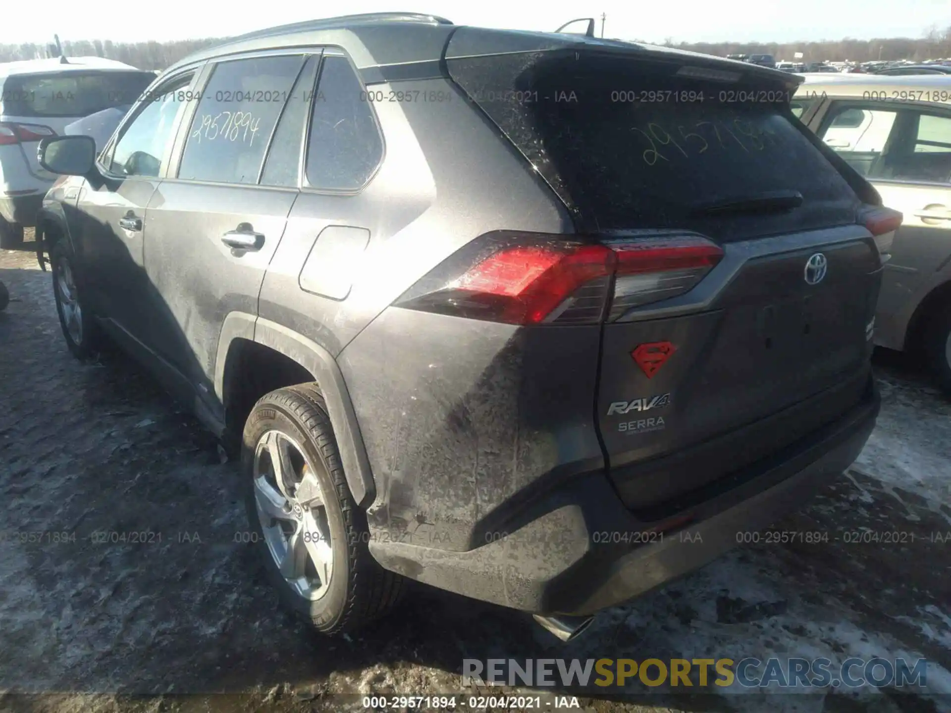 3 Фотография поврежденного автомобиля 4T3D6RFV3MU009705 TOYOTA RAV4 2021