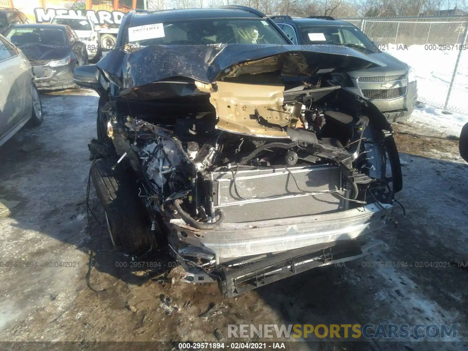 6 Photograph of a damaged car 4T3D6RFV3MU009705 TOYOTA RAV4 2021