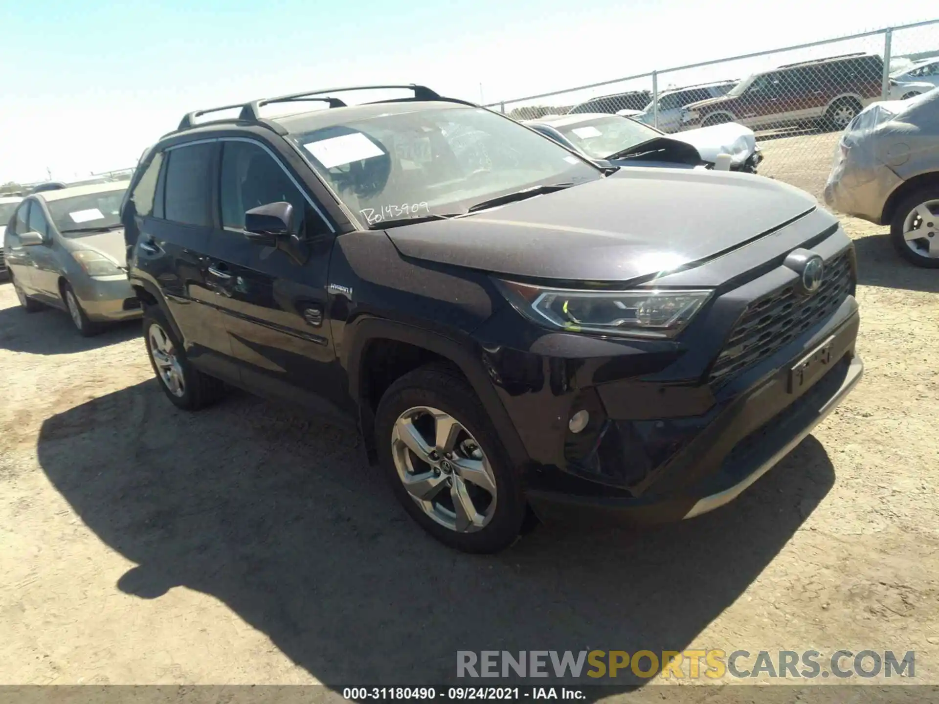 1 Photograph of a damaged car 4T3D6RFV3MU010806 TOYOTA RAV4 2021