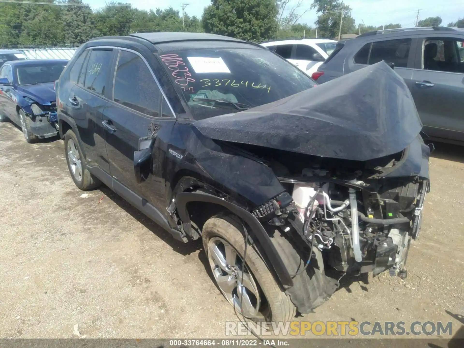 1 Photograph of a damaged car 4T3D6RFV4MU008238 TOYOTA RAV4 2021