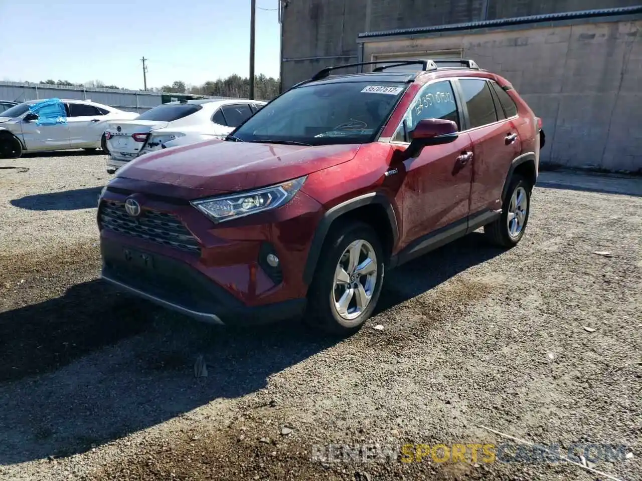 2 Photograph of a damaged car 4T3D6RFV4MU045371 TOYOTA RAV4 2021