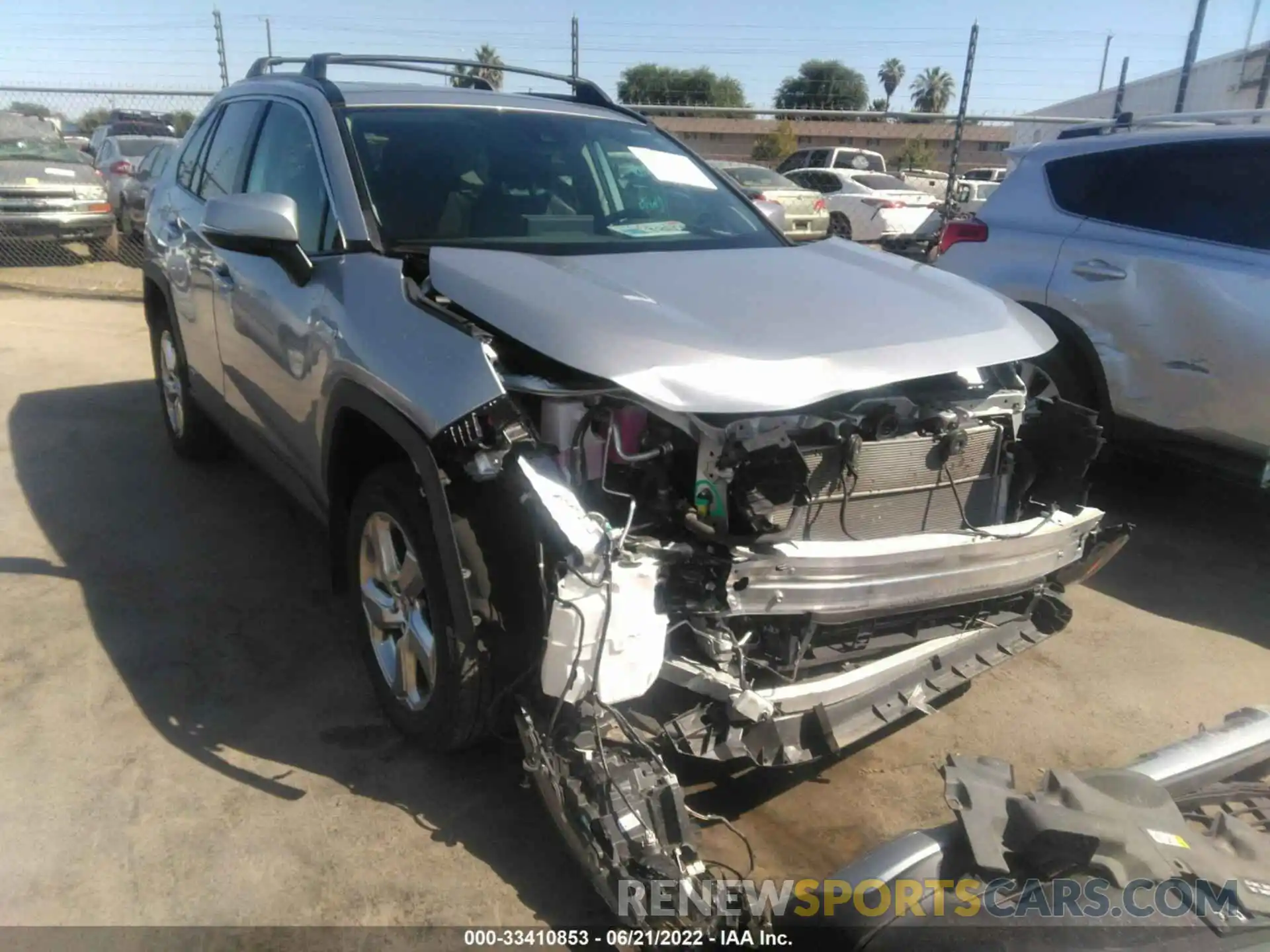 1 Photograph of a damaged car 4T3D6RFV5MU029826 TOYOTA RAV4 2021