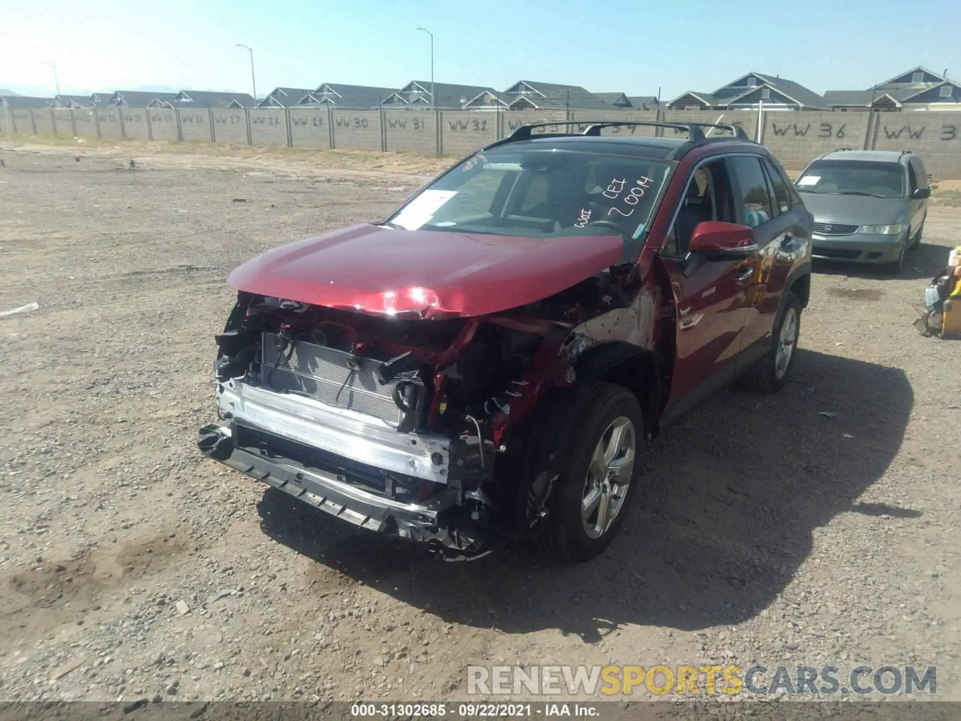 6 Photograph of a damaged car 4T3D6RFV5MU033116 TOYOTA RAV4 2021