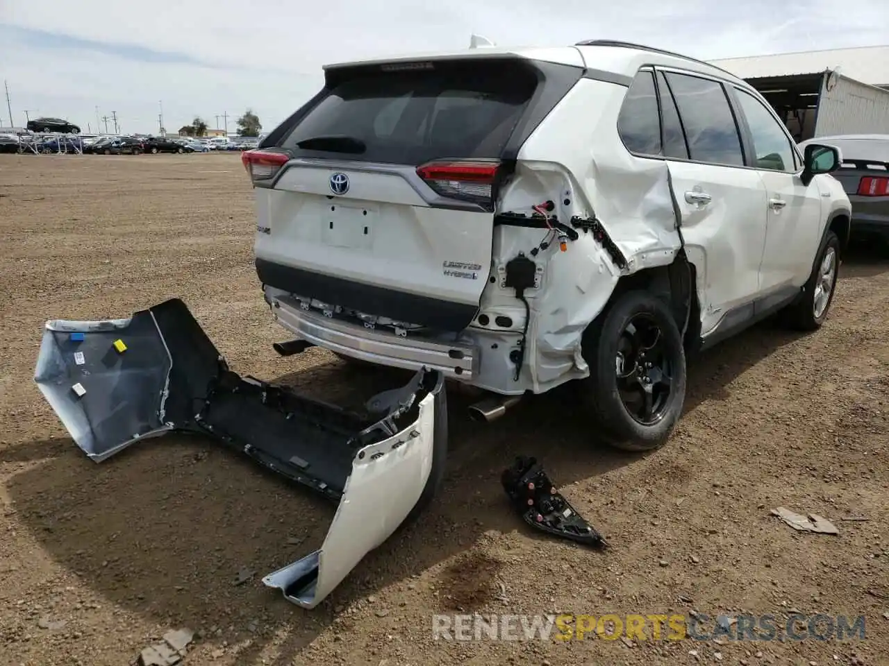 4 Photograph of a damaged car 4T3D6RFV6MU036185 TOYOTA RAV4 2021