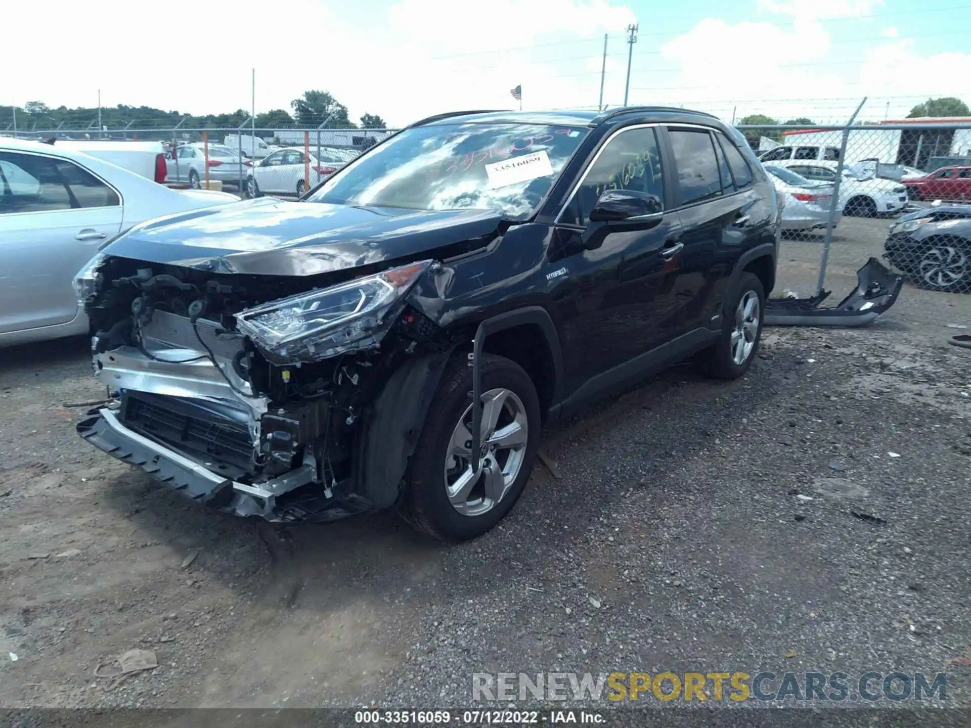 2 Photograph of a damaged car 4T3D6RFV6MU054380 TOYOTA RAV4 2021