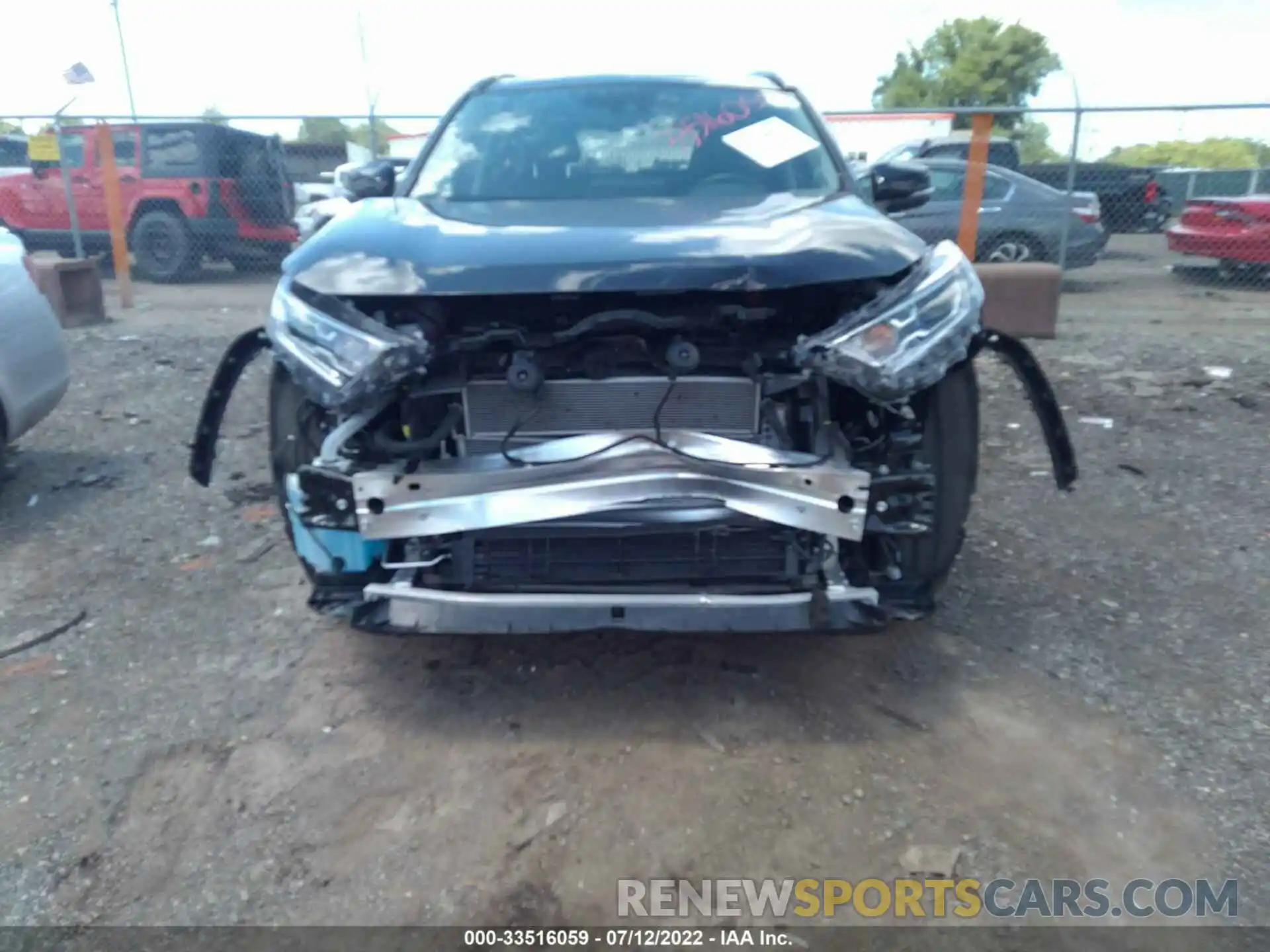 6 Photograph of a damaged car 4T3D6RFV6MU054380 TOYOTA RAV4 2021