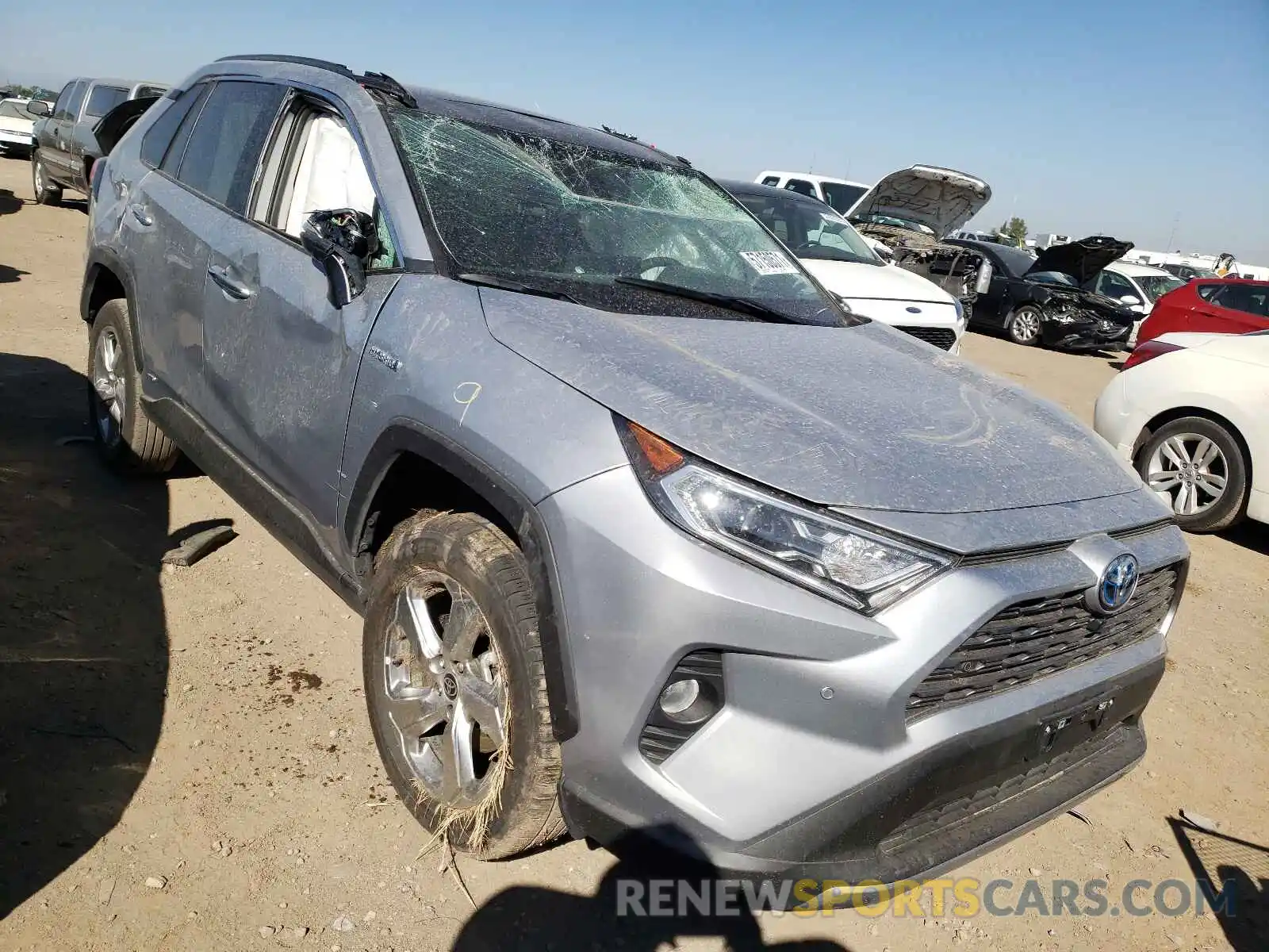 1 Photograph of a damaged car 4T3D6RFV7MU033103 TOYOTA RAV4 2021