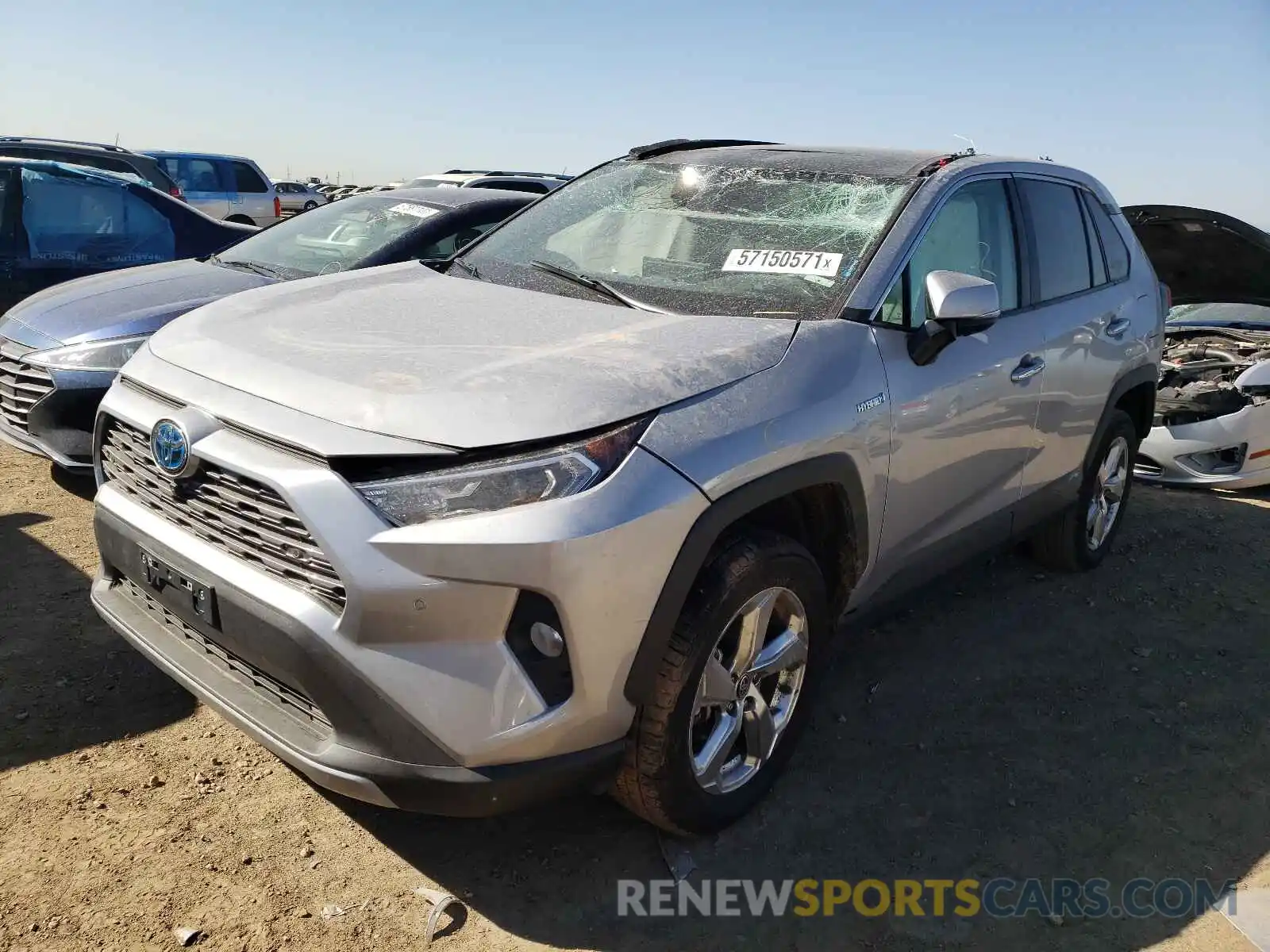 2 Photograph of a damaged car 4T3D6RFV7MU033103 TOYOTA RAV4 2021