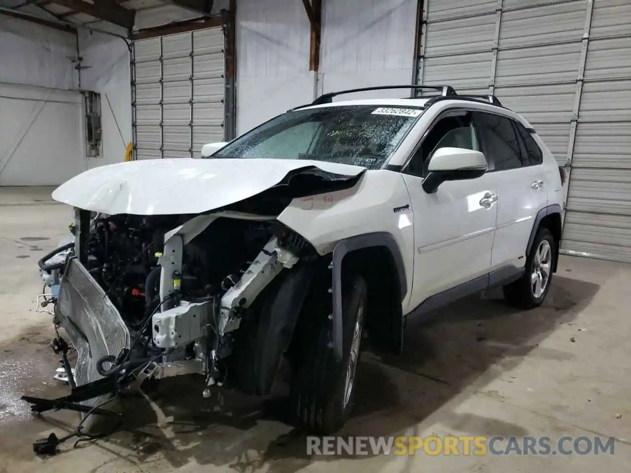 2 Photograph of a damaged car 4T3D6RFV7MU038656 TOYOTA RAV4 2021