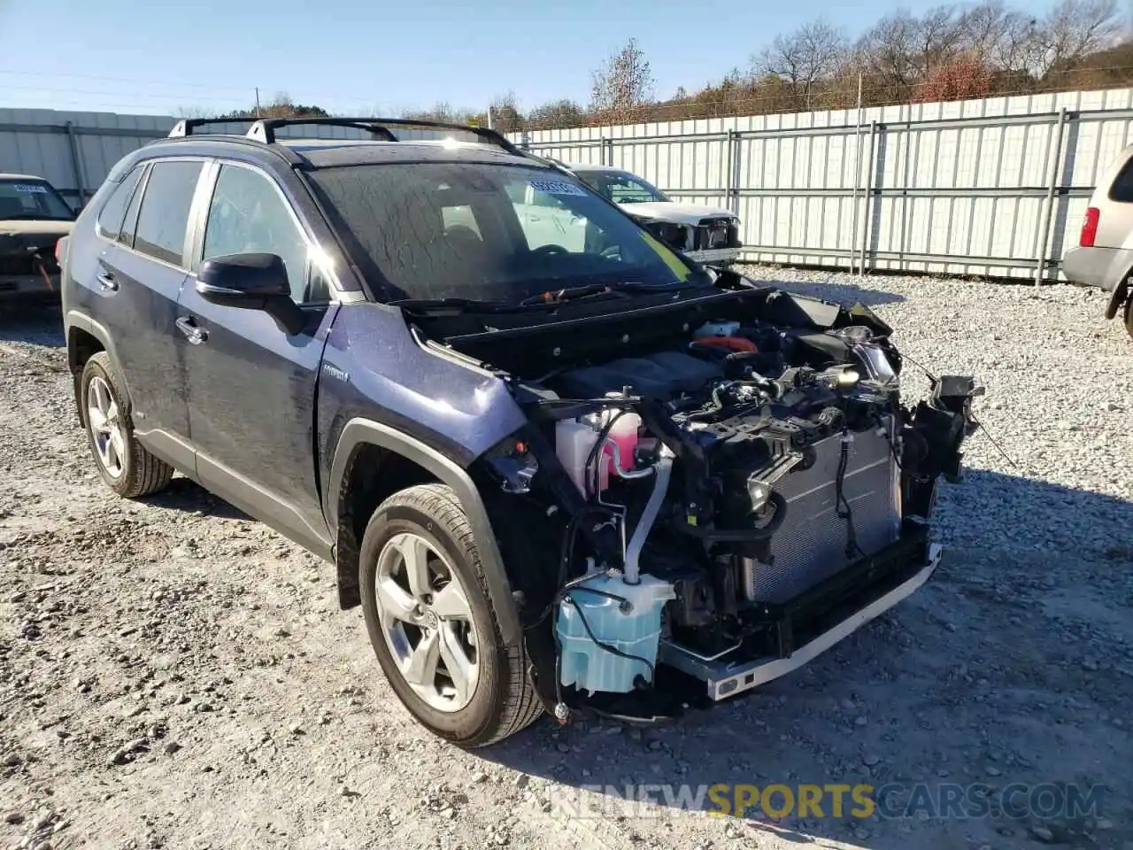 1 Photograph of a damaged car 4T3D6RFV7MU051102 TOYOTA RAV4 2021