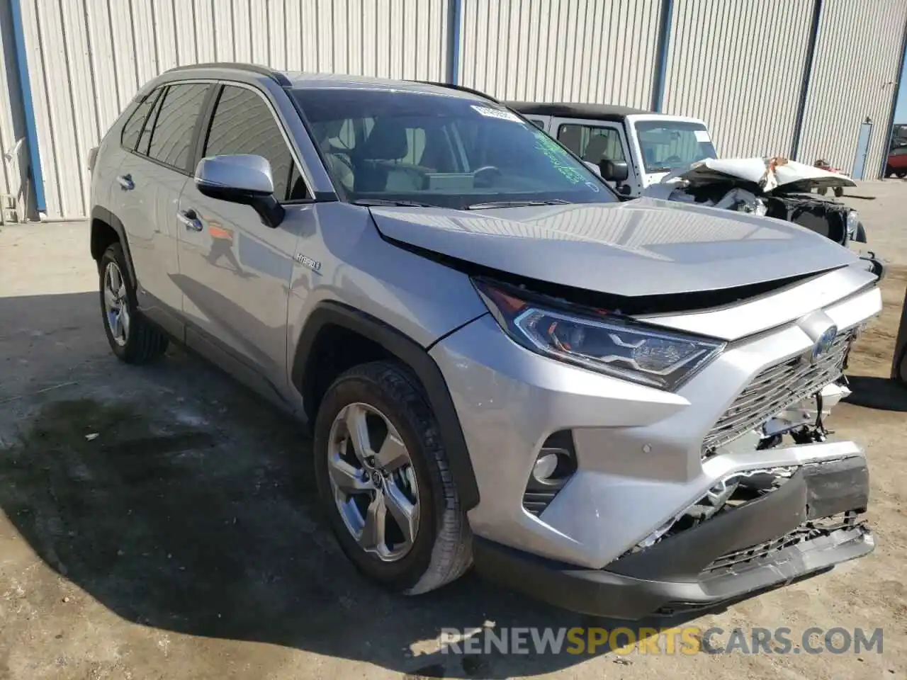 1 Photograph of a damaged car 4T3D6RFV8MU044126 TOYOTA RAV4 2021