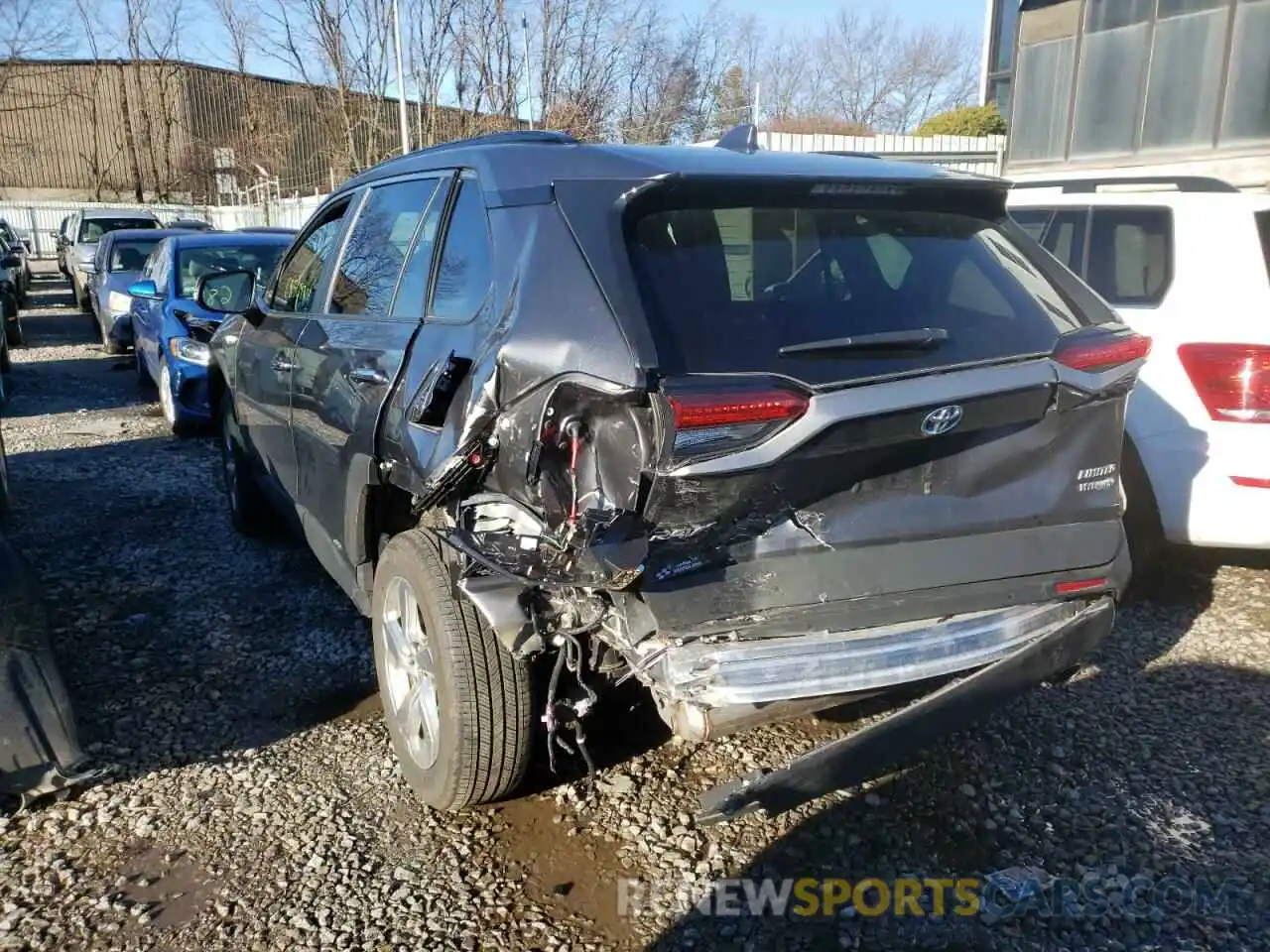 3 Photograph of a damaged car 4T3D6RFV9MU011359 TOYOTA RAV4 2021