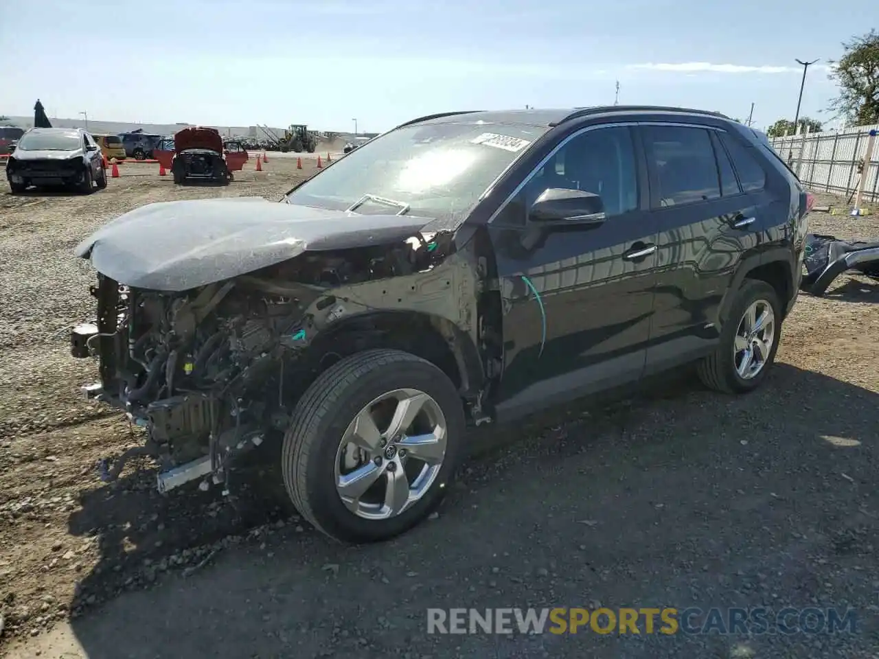 1 Photograph of a damaged car 4T3D6RFV9MU025228 TOYOTA RAV4 2021