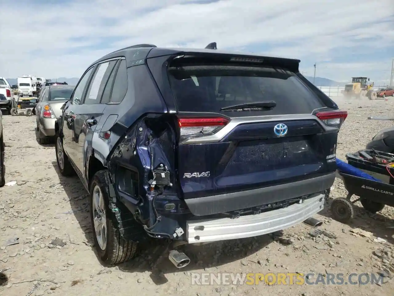 3 Photograph of a damaged car 4T3D6RFVXMU042989 TOYOTA RAV4 2021