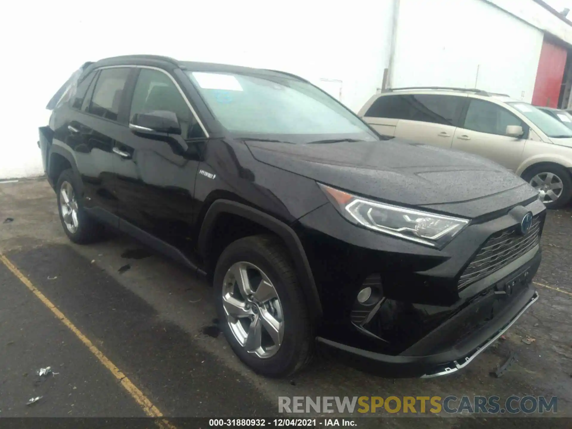 1 Photograph of a damaged car 4T3D6RFVXMU049375 TOYOTA RAV4 2021