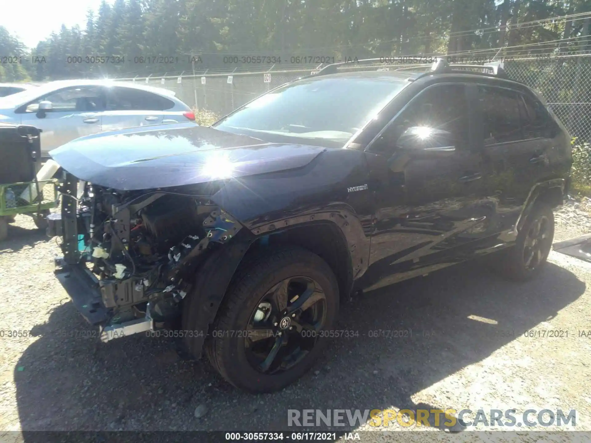 2 Photograph of a damaged car 4T3E6RFV0MU016227 TOYOTA RAV4 2021