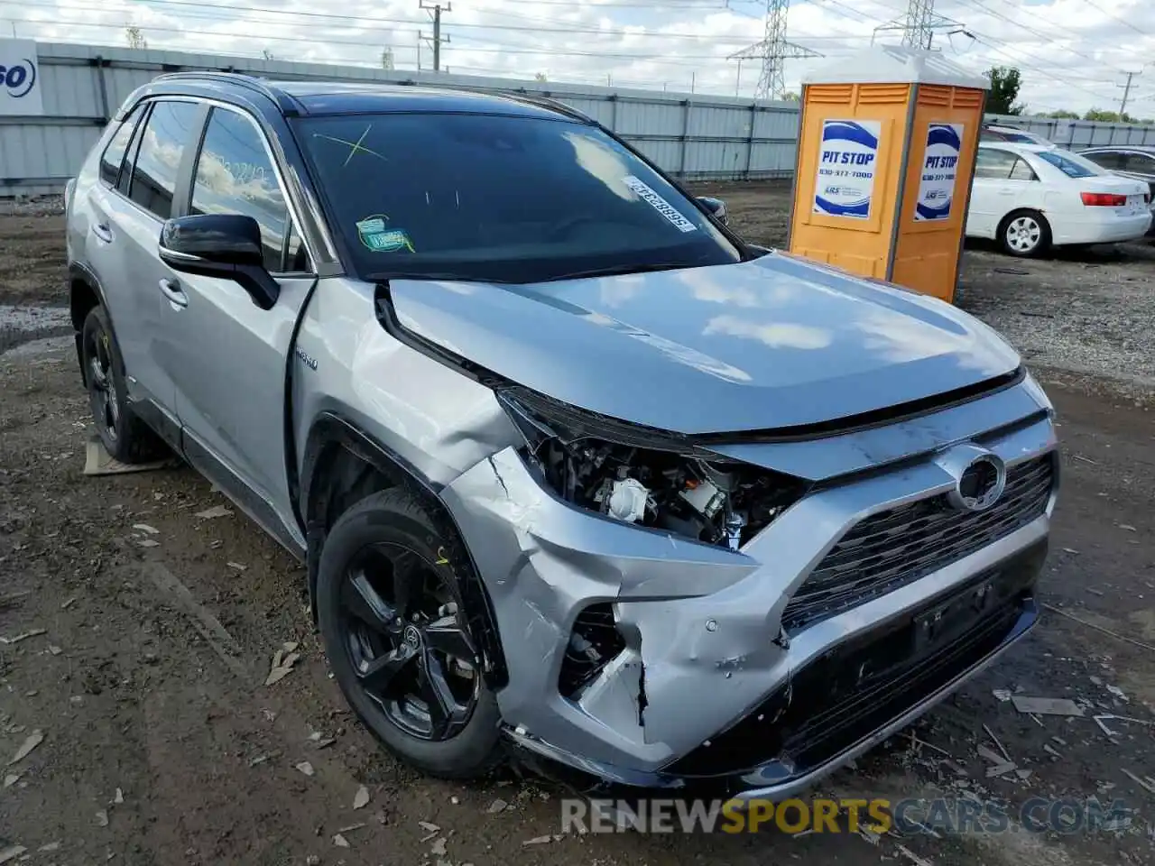 1 Photograph of a damaged car 4T3E6RFV0MU030600 TOYOTA RAV4 2021