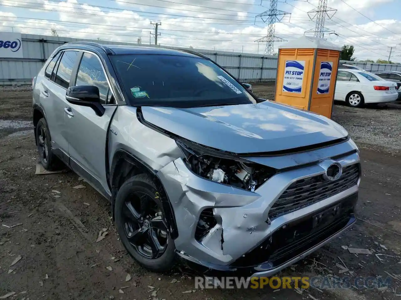 9 Photograph of a damaged car 4T3E6RFV0MU030600 TOYOTA RAV4 2021