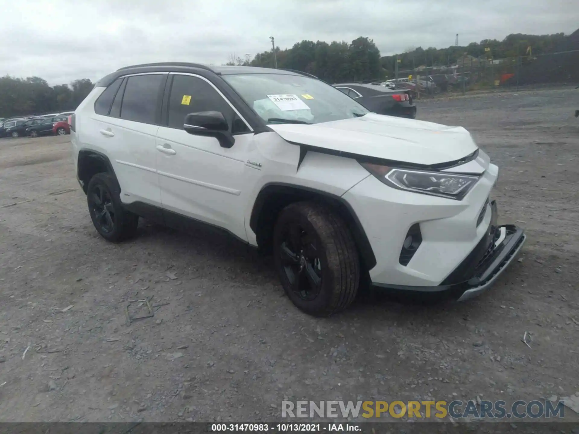 1 Photograph of a damaged car 4T3E6RFV0MU033254 TOYOTA RAV4 2021