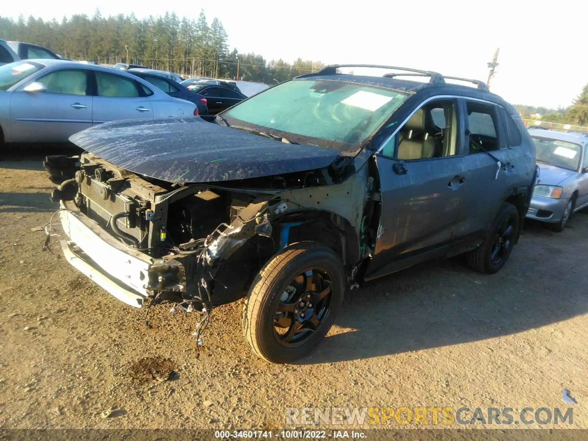 2 Photograph of a damaged car 4T3E6RFV0MU034761 TOYOTA RAV4 2021