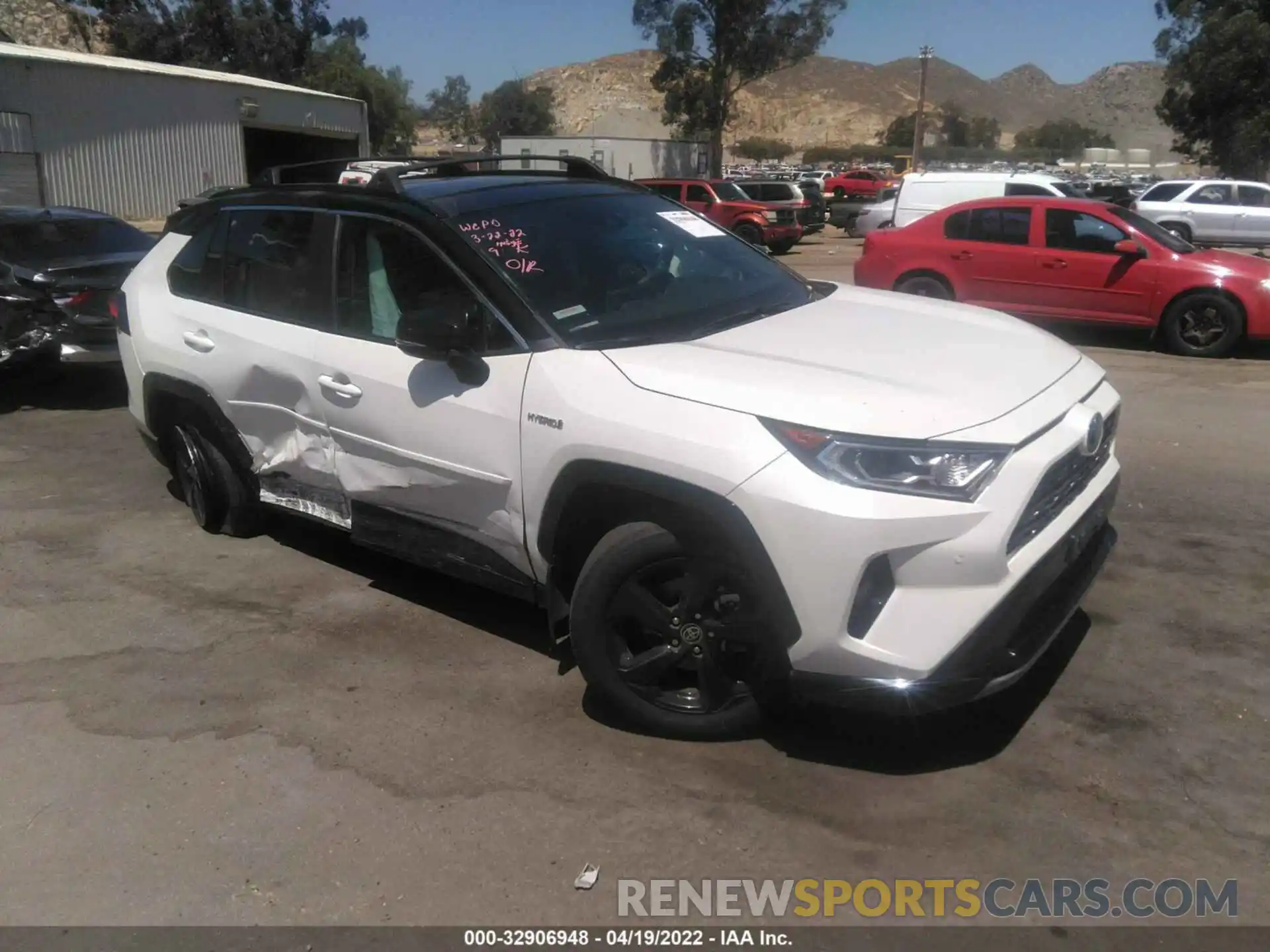 1 Photograph of a damaged car 4T3E6RFV0MU053536 TOYOTA RAV4 2021