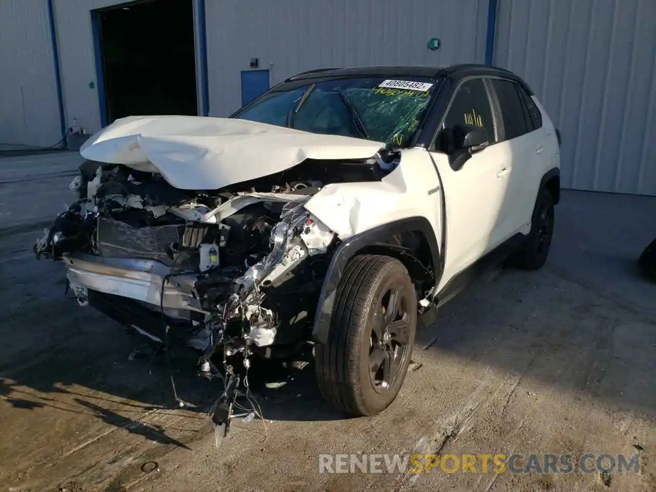 2 Photograph of a damaged car 4T3E6RFV1MU024322 TOYOTA RAV4 2021