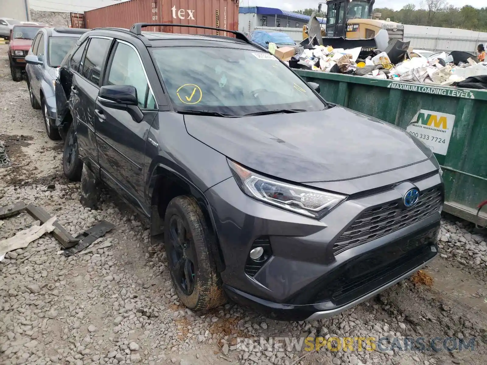 1 Photograph of a damaged car 4T3E6RFV1MU031884 TOYOTA RAV4 2021