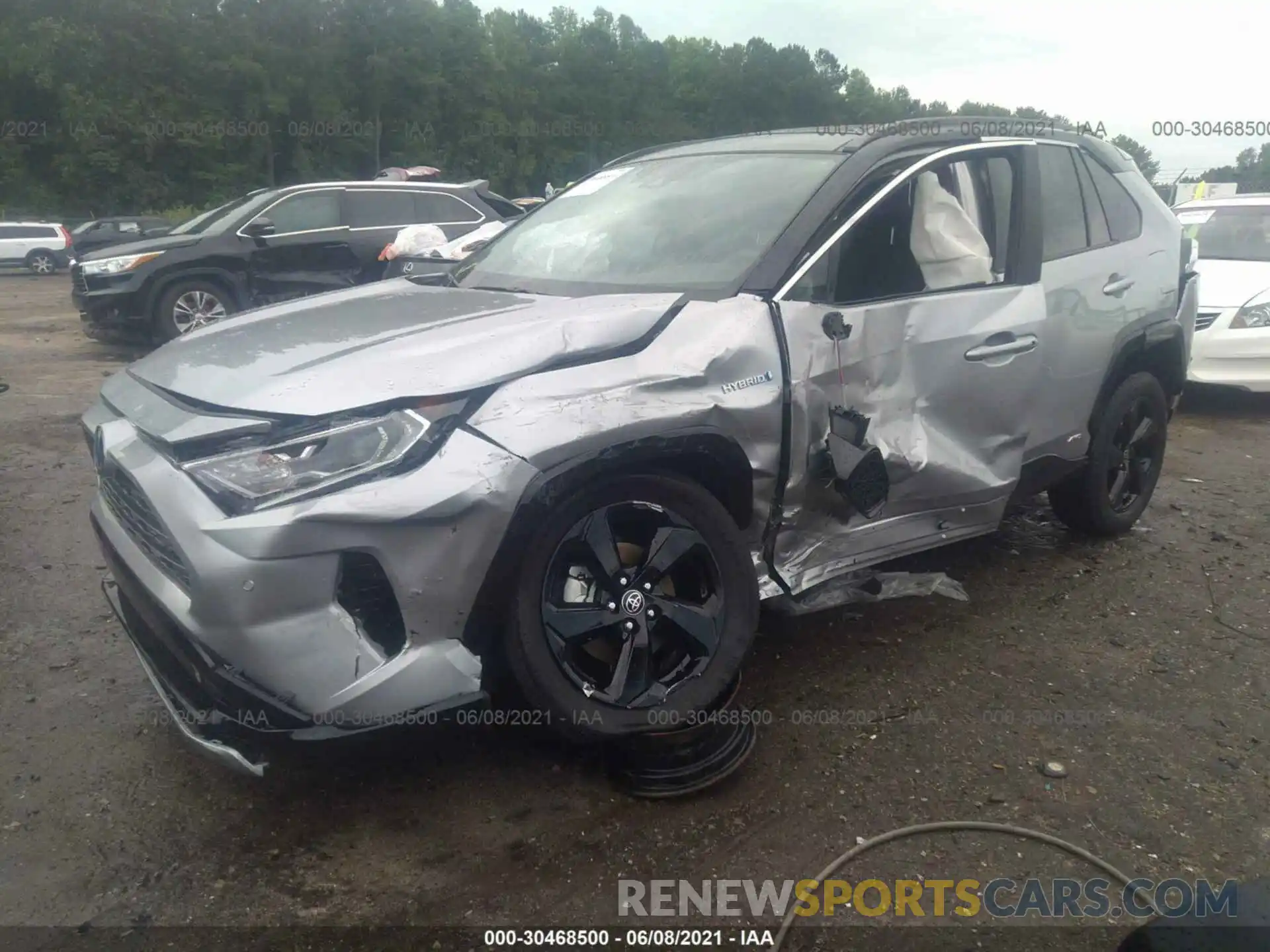 2 Photograph of a damaged car 4T3E6RFV1MU035398 TOYOTA RAV4 2021