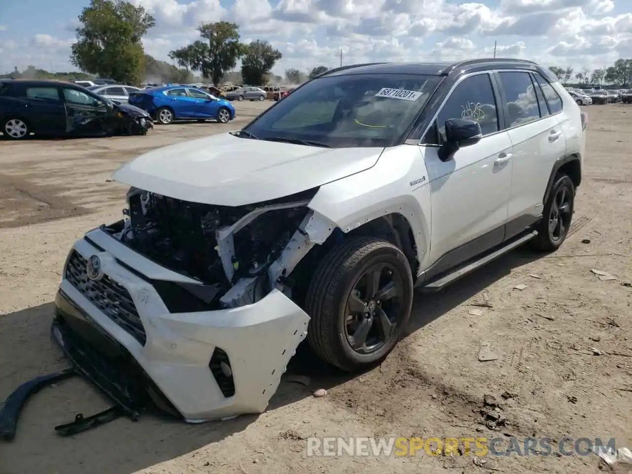 2 Photograph of a damaged car 4T3E6RFV1MU044683 TOYOTA RAV4 2021