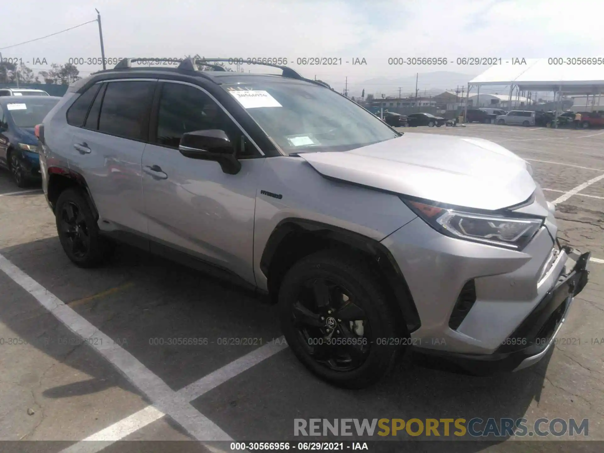 1 Photograph of a damaged car 4T3E6RFV2MU022787 TOYOTA RAV4 2021