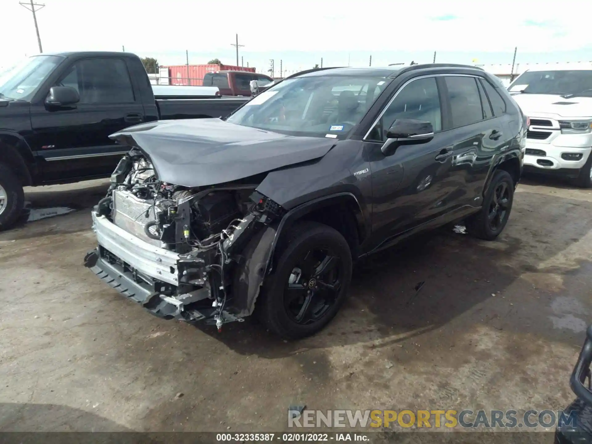 2 Photograph of a damaged car 4T3E6RFV2MU048502 TOYOTA RAV4 2021