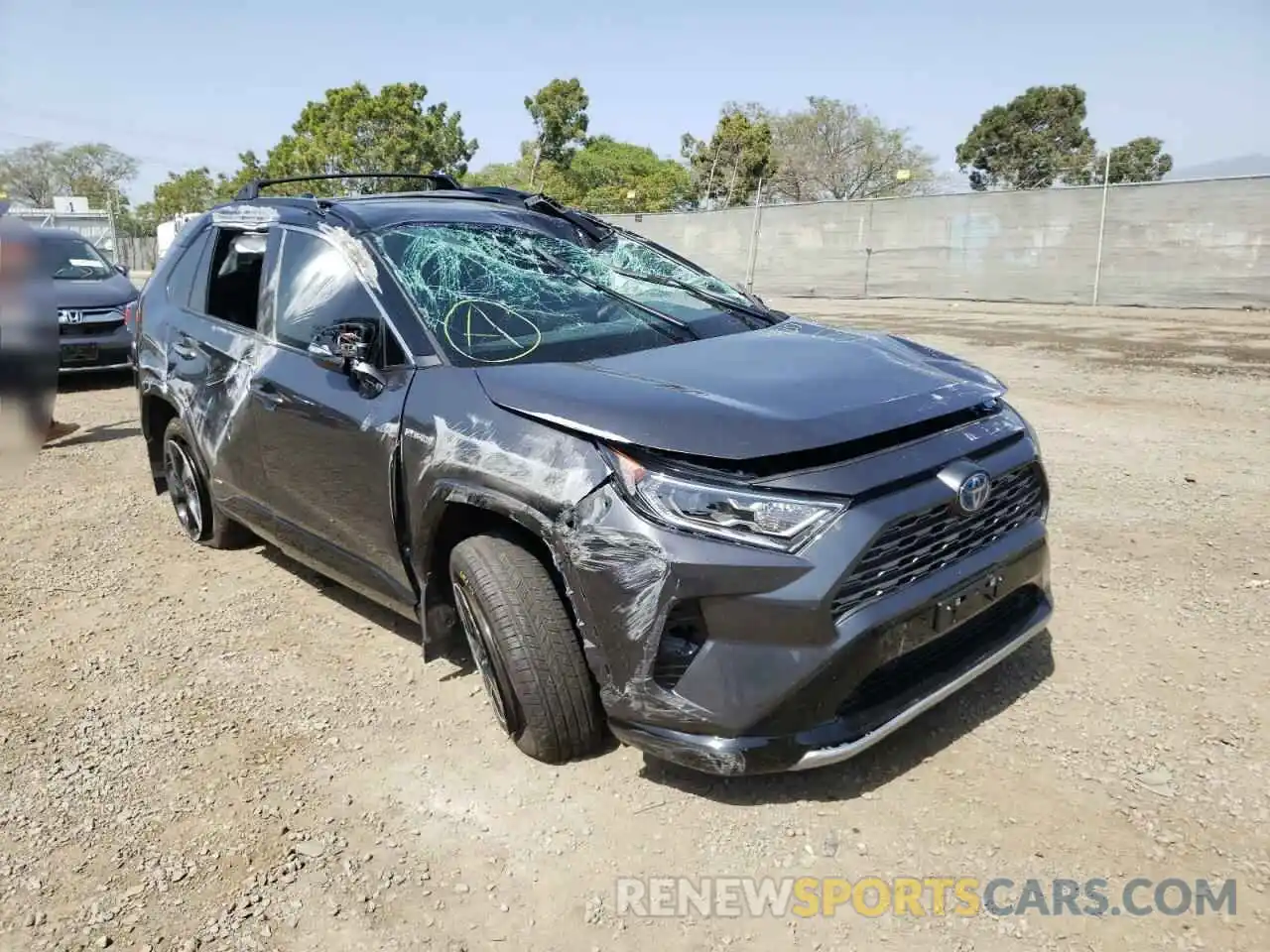 1 Photograph of a damaged car 4T3E6RFV2MU051769 TOYOTA RAV4 2021