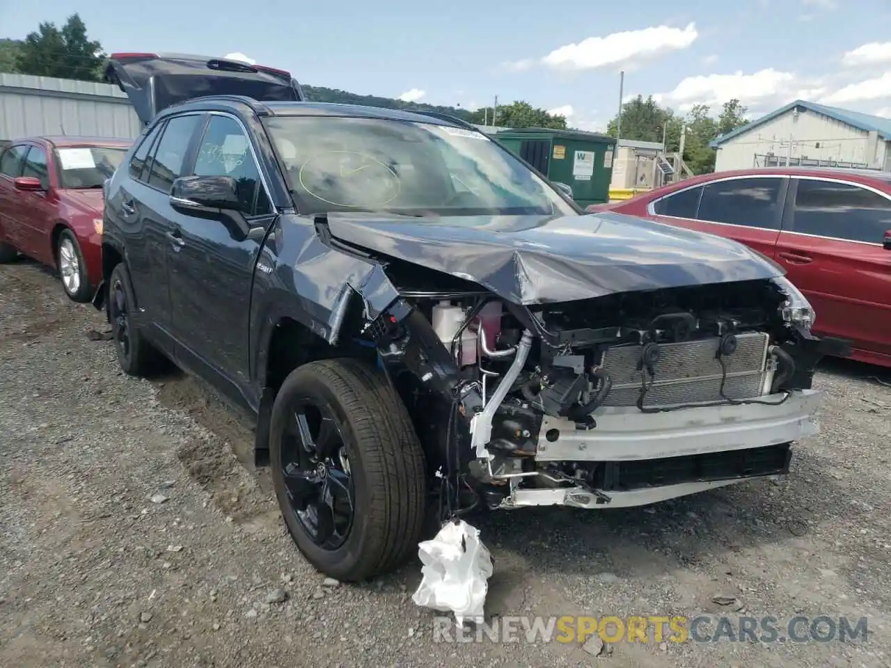 1 Photograph of a damaged car 4T3E6RFV2MU055689 TOYOTA RAV4 2021