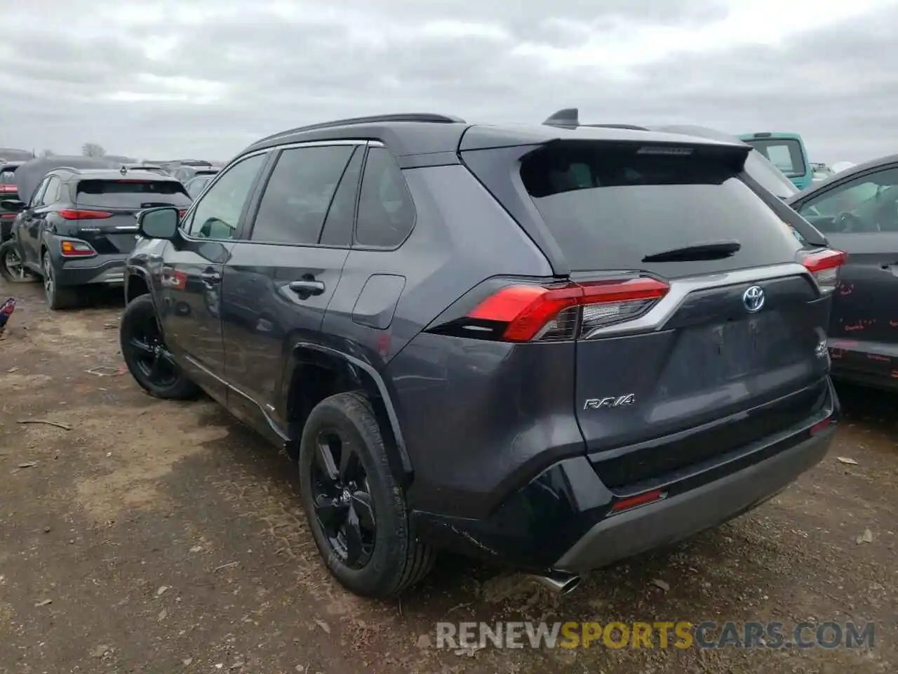 2 Photograph of a damaged car 4T3E6RFV3MU019719 TOYOTA RAV4 2021