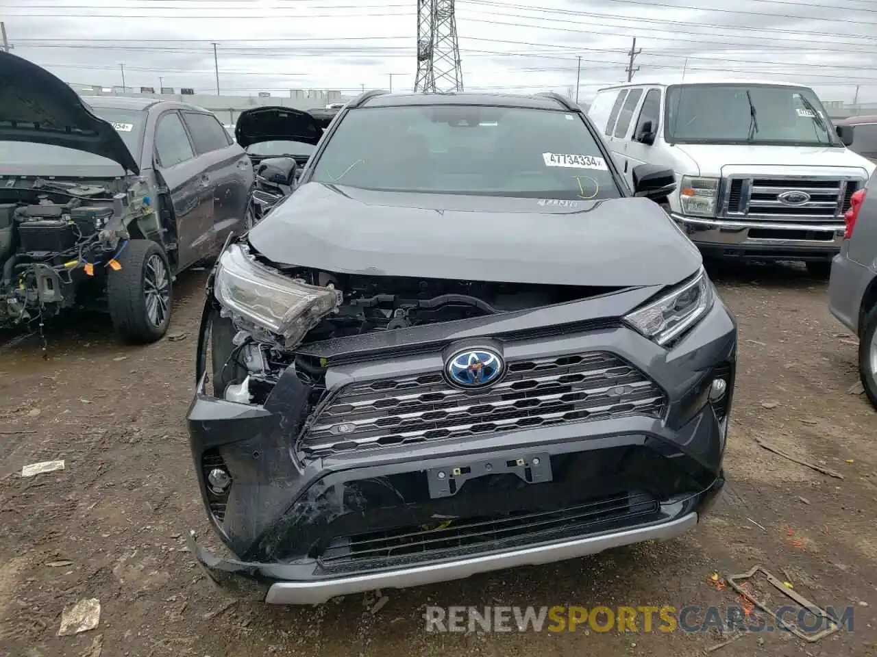 5 Photograph of a damaged car 4T3E6RFV3MU019719 TOYOTA RAV4 2021