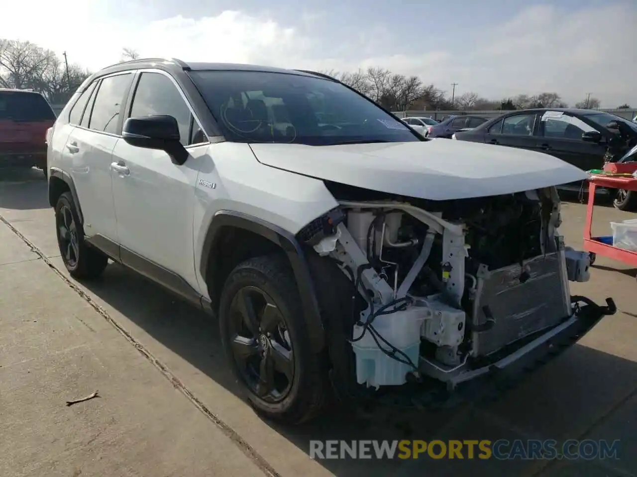 1 Photograph of a damaged car 4T3E6RFV3MU036634 TOYOTA RAV4 2021