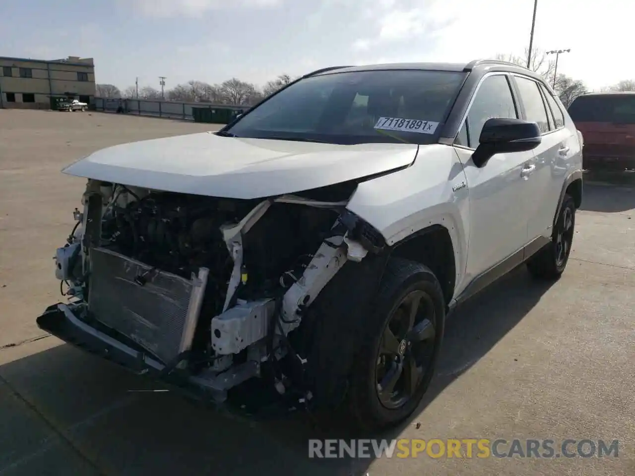 2 Photograph of a damaged car 4T3E6RFV3MU036634 TOYOTA RAV4 2021