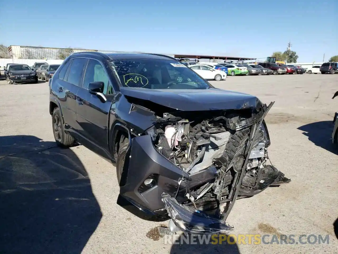 1 Photograph of a damaged car 4T3E6RFV4MU030602 TOYOTA RAV4 2021