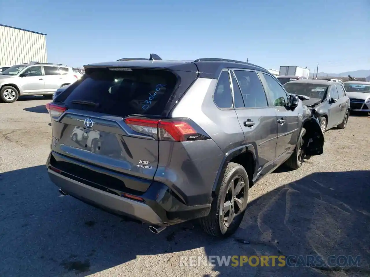 4 Photograph of a damaged car 4T3E6RFV4MU030602 TOYOTA RAV4 2021