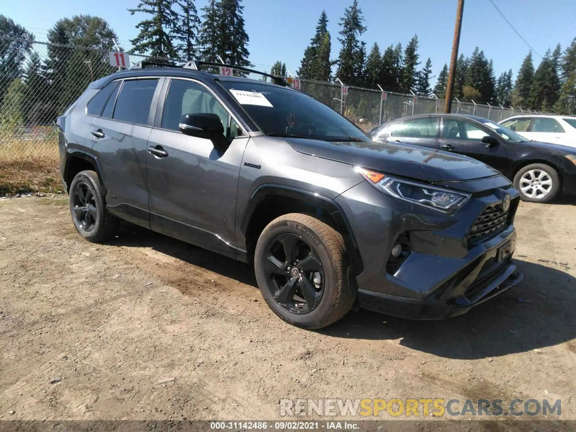 1 Photograph of a damaged car 4T3E6RFV4MU032091 TOYOTA RAV4 2021