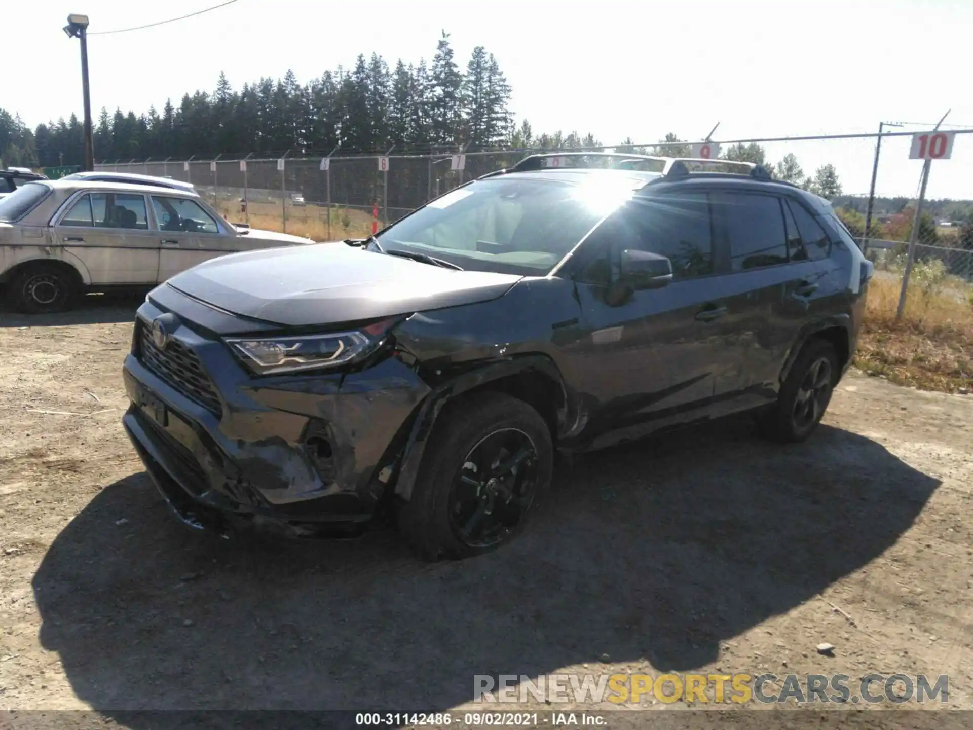 2 Photograph of a damaged car 4T3E6RFV4MU032091 TOYOTA RAV4 2021