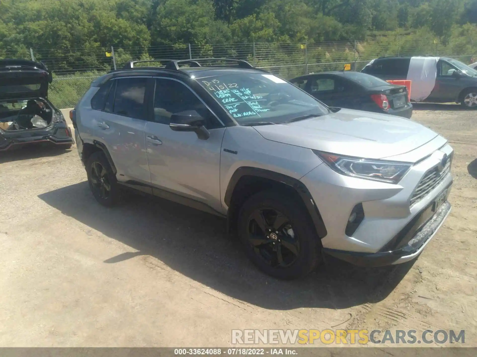 1 Photograph of a damaged car 4T3E6RFV4MU039574 TOYOTA RAV4 2021