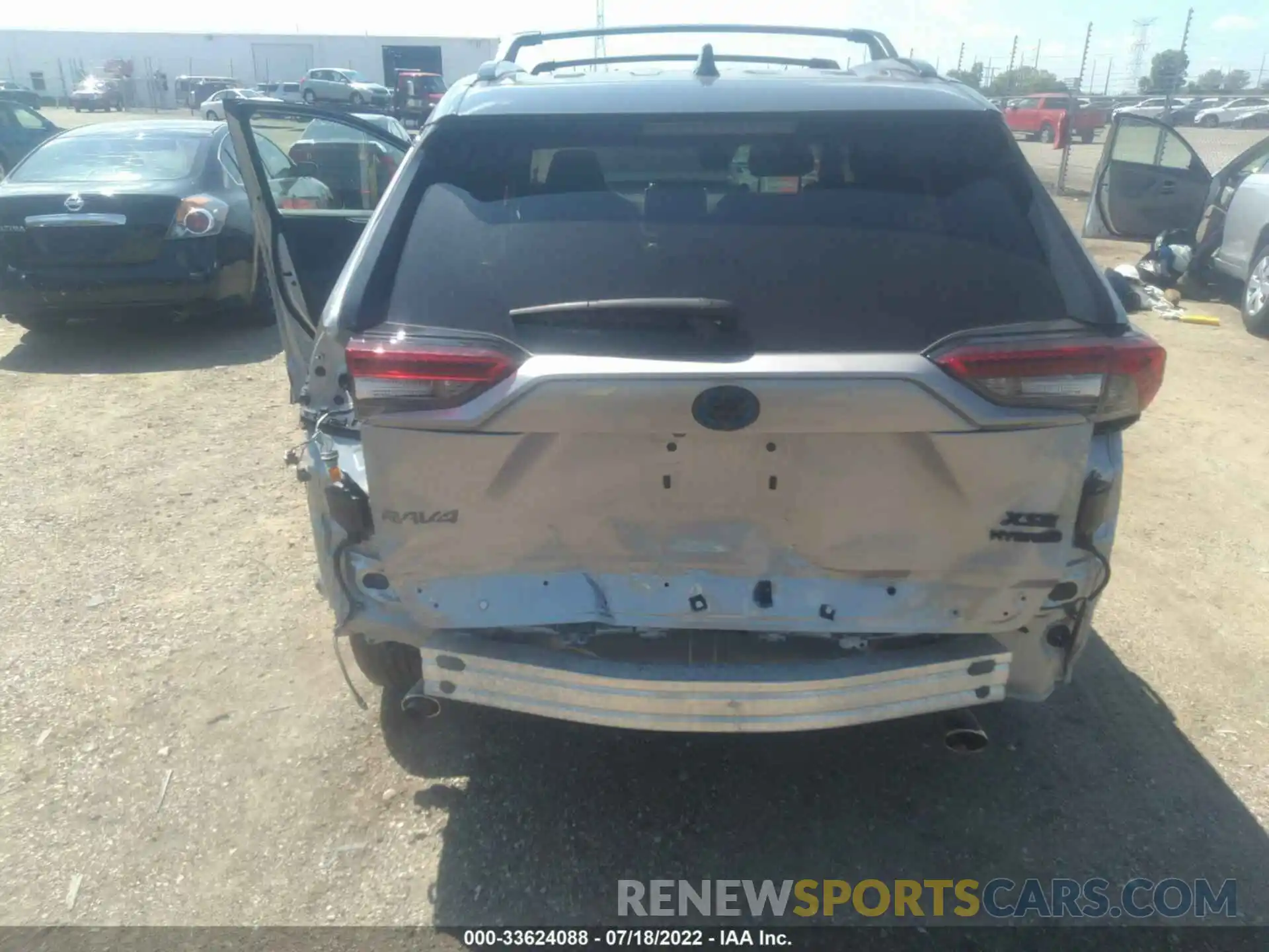 6 Photograph of a damaged car 4T3E6RFV4MU039574 TOYOTA RAV4 2021