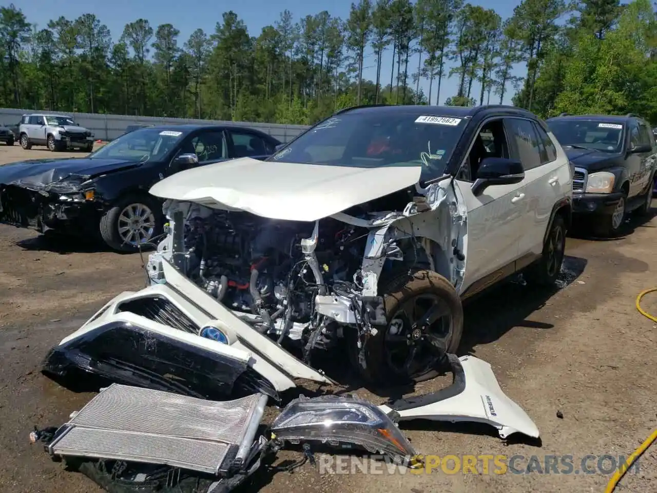 9 Photograph of a damaged car 4T3E6RFV4MU048355 TOYOTA RAV4 2021