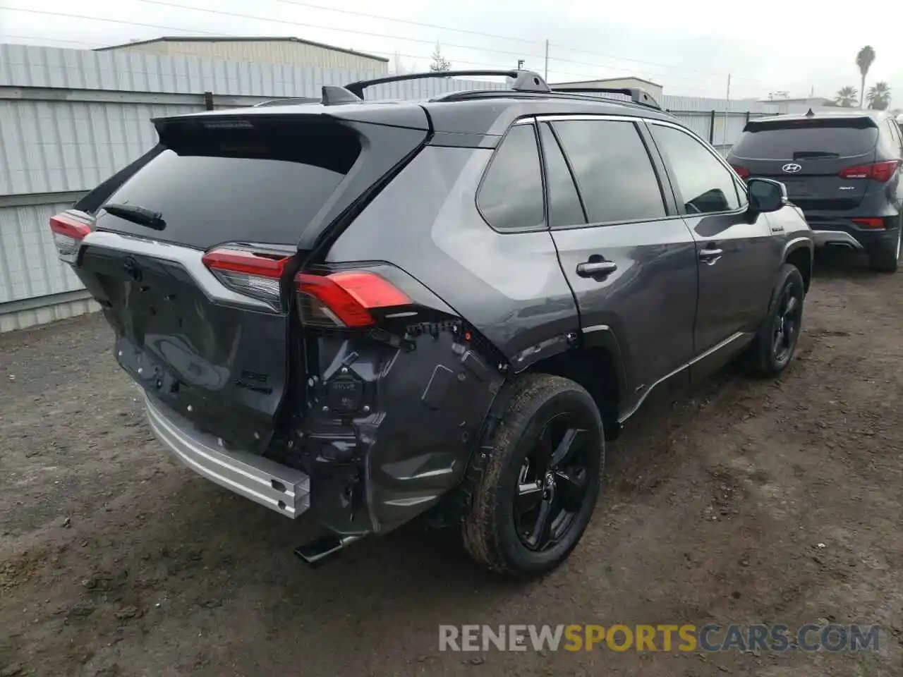 4 Photograph of a damaged car 4T3E6RFV5MU007975 TOYOTA RAV4 2021