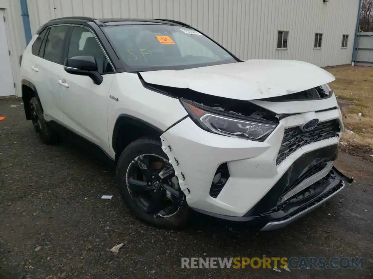 1 Photograph of a damaged car 4T3E6RFV5MU026087 TOYOTA RAV4 2021