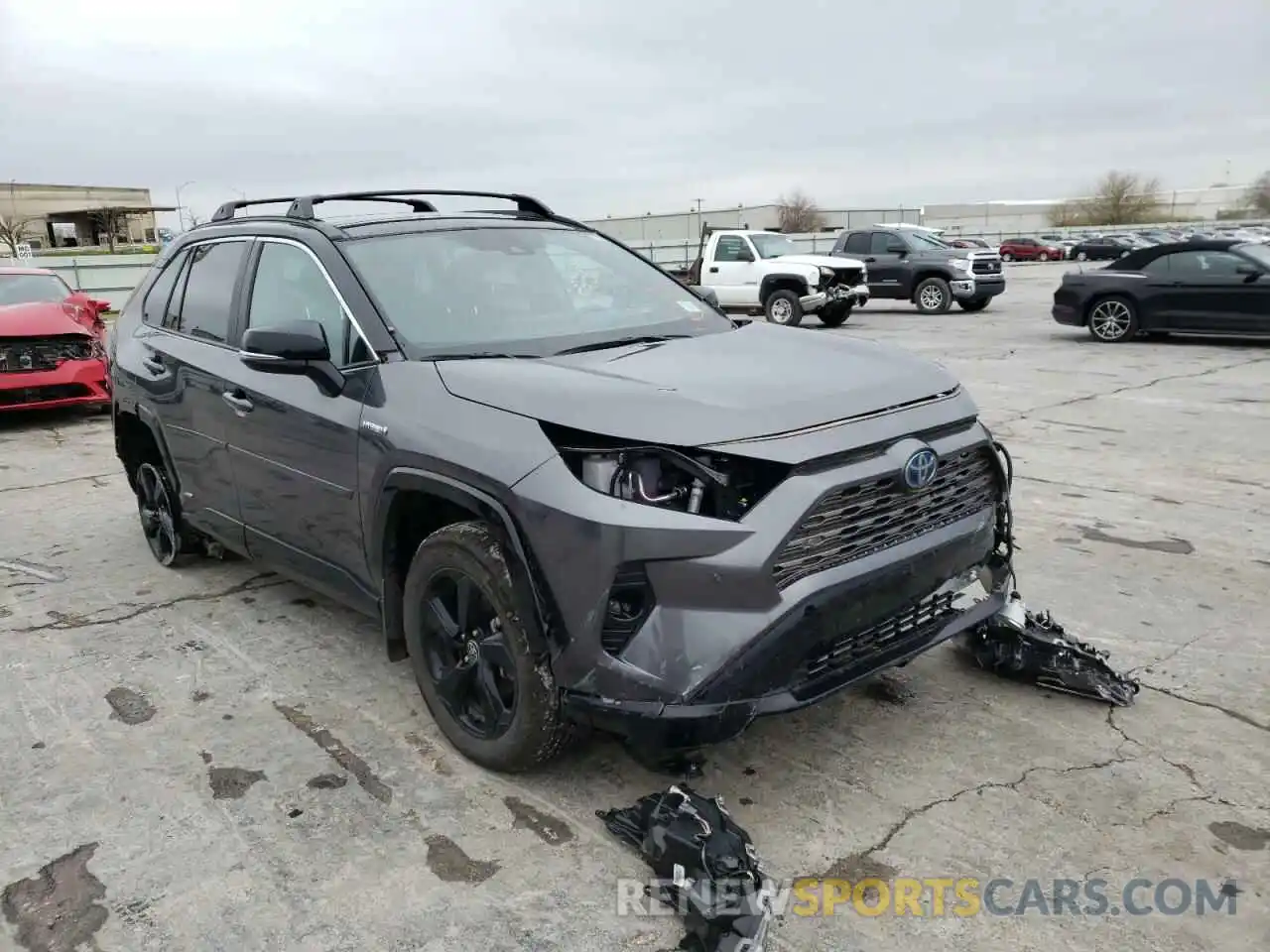 1 Фотография поврежденного автомобиля 4T3E6RFV5MU040104 TOYOTA RAV4 2021