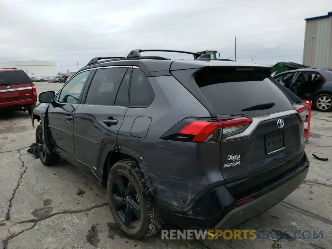 3 Фотография поврежденного автомобиля 4T3E6RFV5MU040104 TOYOTA RAV4 2021